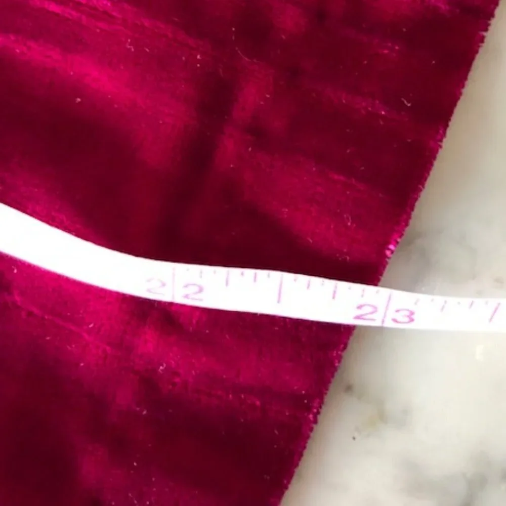 GYMBOREE Deep Pink Flutter Sleeve Velour Dress Girls 4